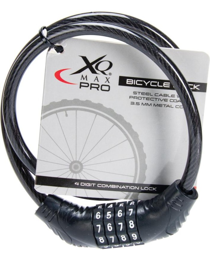 CABLE CANDADO ANTIROBO XQMAX 65CMS. COMBINACION C22960010