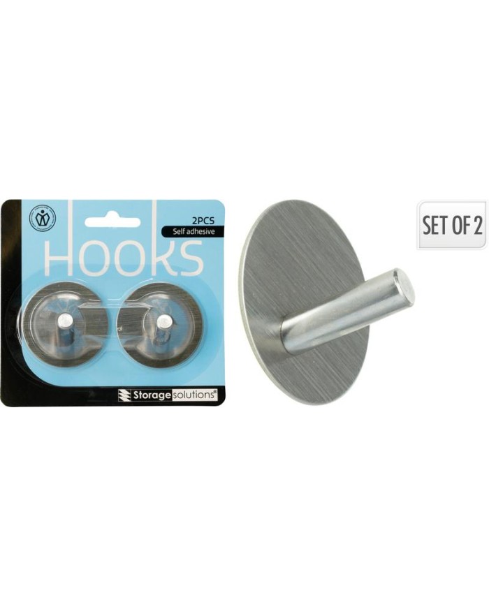 PERCHA METAL EXCELLENTH 1 GANCHO (BLISTER 2UDS.)