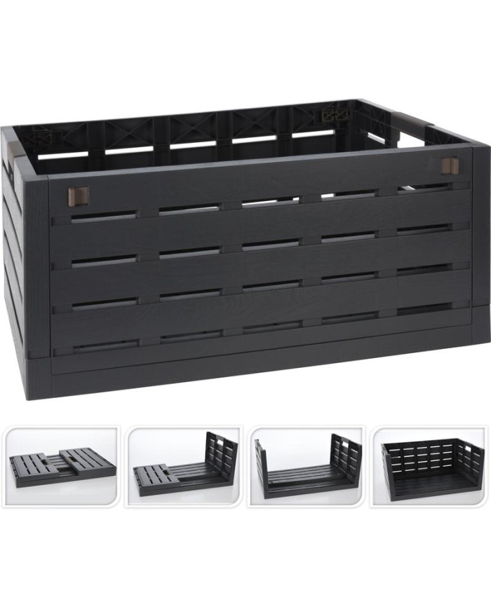 CAJA ALMACENAJE PLASTICO PLEGABLE FXTOOLS 59X38X27 Y54630390