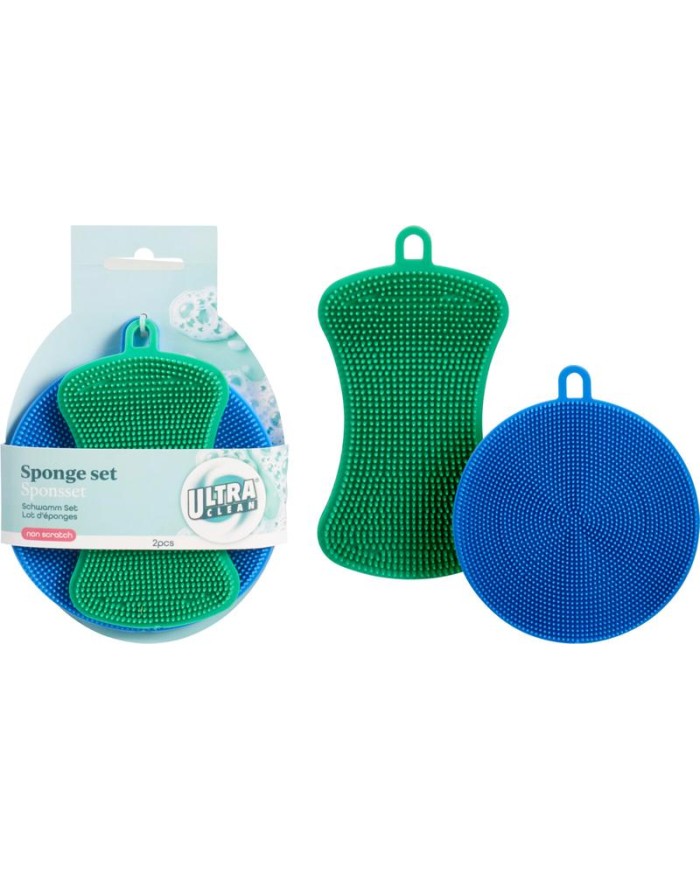 JUEGO ESPONJAS DE LIMPIEZA ULTRA CLEAN (2 PZAS.) 101004920