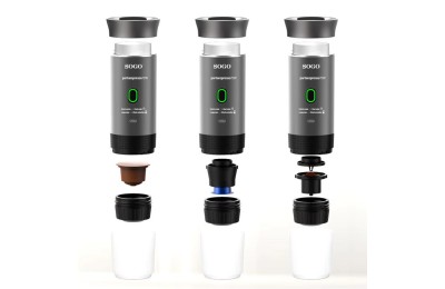 CAFETERA PORTATIL RECARGABLE SOGO 1 TAZA 20BAR CAF-SS-5622