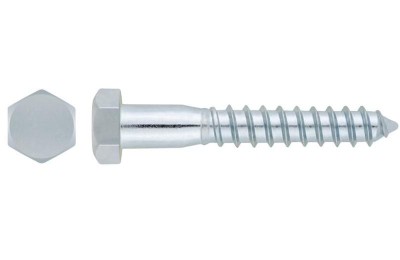 TIRAFONDO CABEZA HEXA.  5 X 50 ZINCADO INDEX (200U)