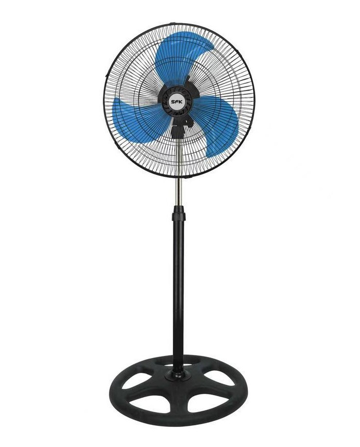 VENTILADOR DE PIE SFK MODELO BARI NEGRO 90W. 45CMS. VE-1