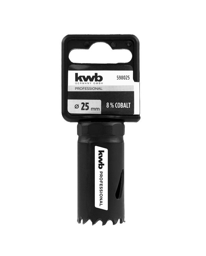 BROCA CORONA BIMETAL KWB HSS-CO 25MM.
