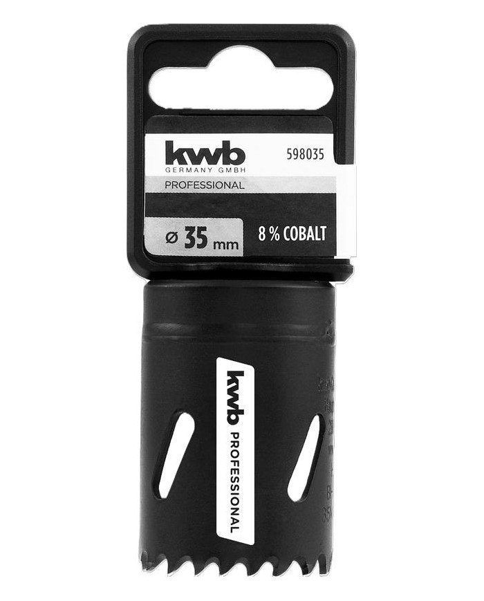 BROCA CORONA BIMETAL KWB HSS-CO 35MM.