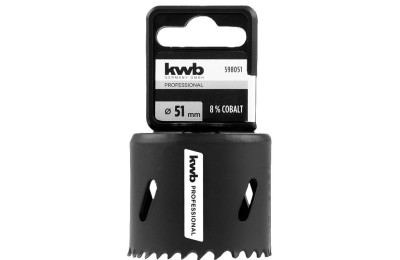 BROCA CORONA BIMETAL KWB HSS-CO 51MM.