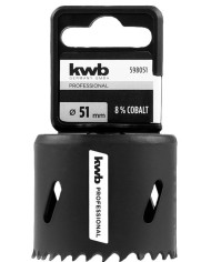 BROCA CORONA BIMETAL KWB HSS-CO 51MM.
