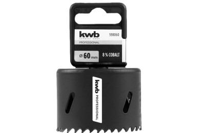 BROCA CORONA BIMETAL KWB HSS-CO 60MM.