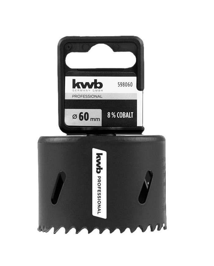 BROCA CORONA BIMETAL KWB HSS-CO 60MM.