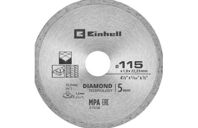 KIT DISCOS DIAMANTE SEGMENTADO Y CONTINUO EINHELL 115MM. 49797060