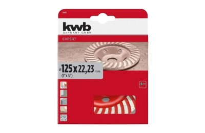 DISCO KWB DESBASTE TURBO 125MM.