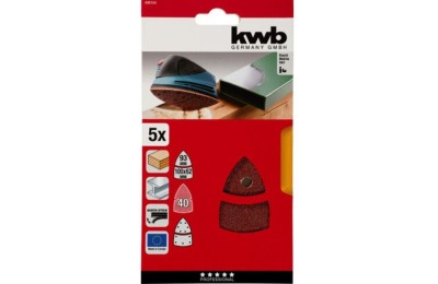 LIJA MOUSE KWB GRANO P60 100X62 C/5UDS. 49496106