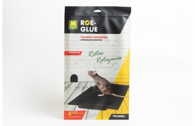 TRAMPA ADHESIVA MASSO RATAS CARTON (4UDS.)