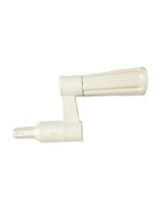 MANIVELA TORNO PERSIANA BLANCA CORTA PREMIUM HEX6 BLANCO 70090189