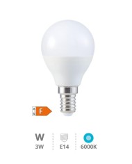 BOMBILLA LED ESFERICA GSC 5W. E14 6000K               200690032