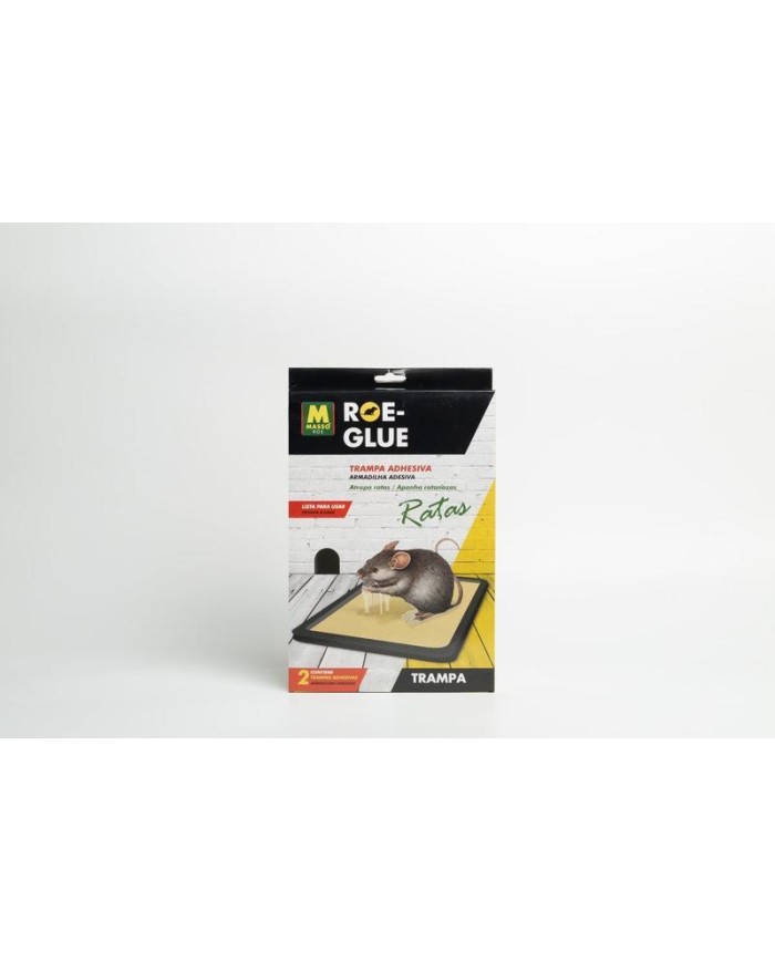 TRAMPA ADHESIVA MASSO RATAS PLASTICO (2UDS.) 231556