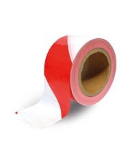 CINTA ADHESIVA BRINOX REFLECTANTE NEGRO/AMARILLO 5X10CM B61735A