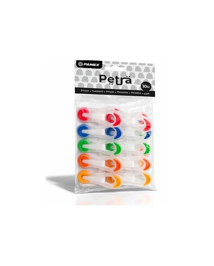 PINZA CIERRA BOLSAS PAMEX PETRA 10 UNIDADES           8431250518038