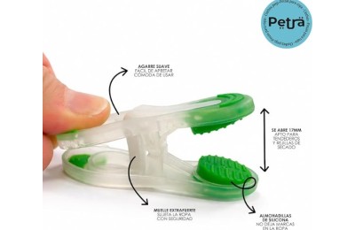 PINZA CIERRA BOLSAS PAMEX PETRA 10 UNIDADES           8431250518038