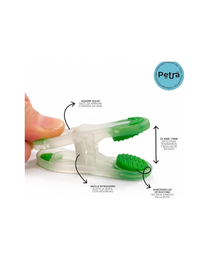 PINZA CIERRA BOLSAS PAMEX PETRA 10 UNIDADES           8431250518038