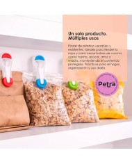 PINZA CIERRA BOLSAS PAMEX PETRA 10 UNIDADES           8431250518038