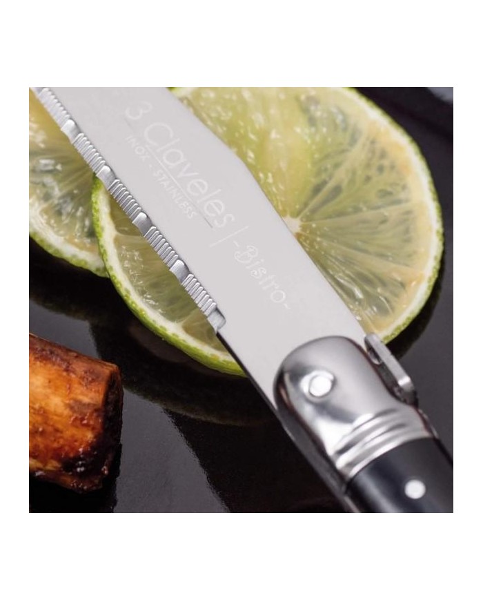 CUCHILLO CHULETERO 3CLAVEL. BISTRO SET 4 UNIDADES     01481