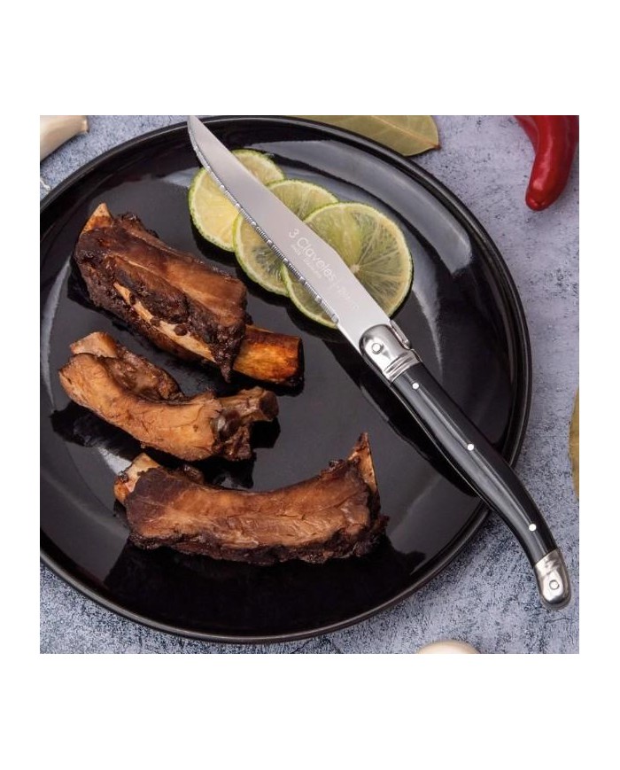 CUCHILLO CHULETERO 3CLAVEL. BISTRO SET 4 UNIDADES     01481