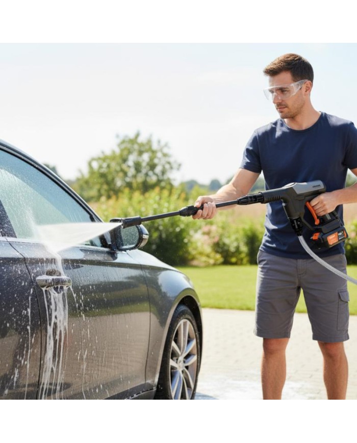 HIDROLIMPIADORA ALTUNA BATERIA 21V. 4.0AH 40BAR AH01