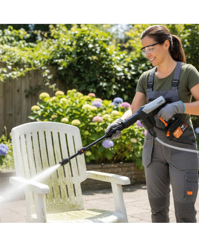 HIDROLIMPIADORA ALTUNA BATERIA 21V. 4.0AH 40BAR AH01