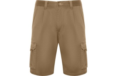 BERMUDAS POLIESTER/ALGODON ROLY MODELO VITARA CAMEL TALLA-L BE84000385