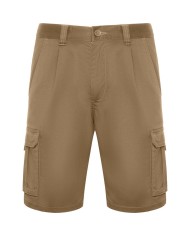 BERMUDAS POLIESTER/ALGODON ROLY MODELO VITARA CAMEL TALLA-M BE84000285