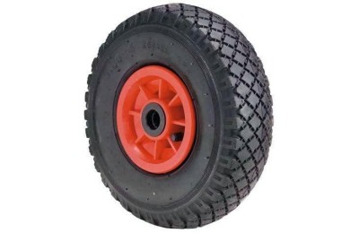 RUEDA CARRETILLA ALMACEN NEUMATICA CON RODAMIENTO