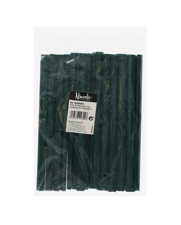 CLIPS CINTA DE OCULTACION GSC VERDE 19CMS. BOLSA 20UDS. 403095003