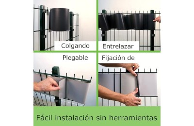 CINTA DE OCULTACION GSC GRIS ANTRACITA 19CMS. 450GRS. ROLLO 35MTS. 403040075