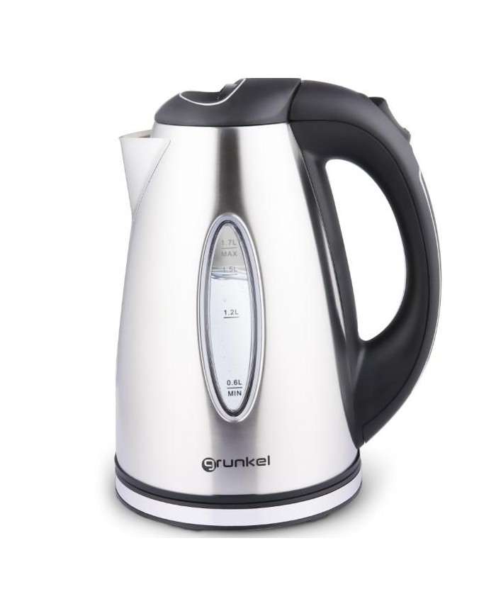 HERVIDOR AGUA INOX. GRUNKEL 1,6LT. 2000W. HV-16GX
