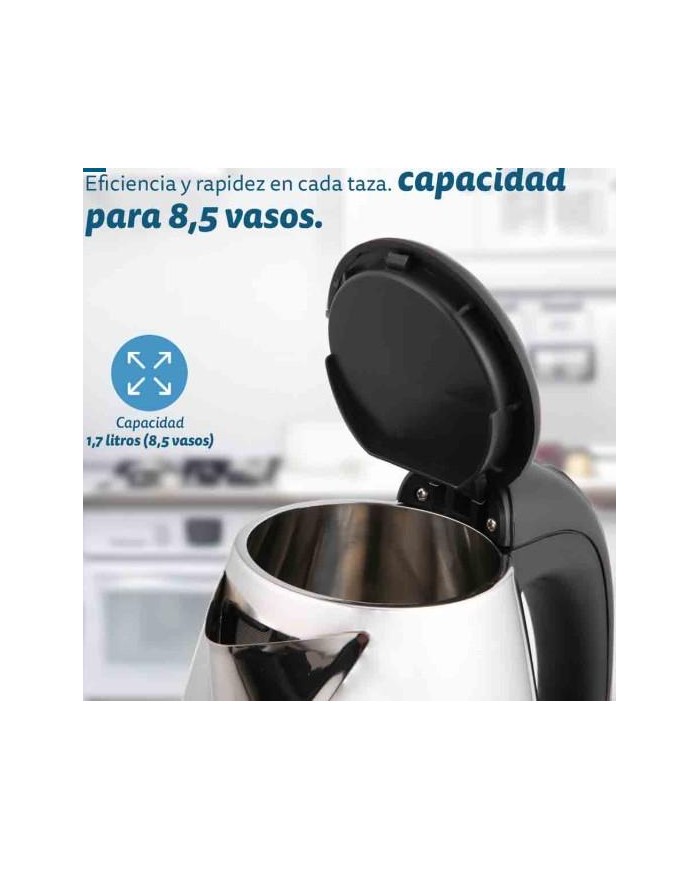 HERVIDOR AGUA INOX. GRUNKEL 1,6LT. 2000W. HV-16GX