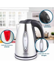 HERVIDOR AGUA INOX. GRUNKEL 1,6LT. 2000W. HV-16GX