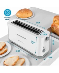 TOSTADORA GRUNKEL RANURA ANCHA 970W. TS-40EASYTOAST