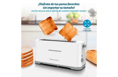 TOSTADORA GRUNKEL RANURA ANCHA 970W. TS-40EASYTOAST