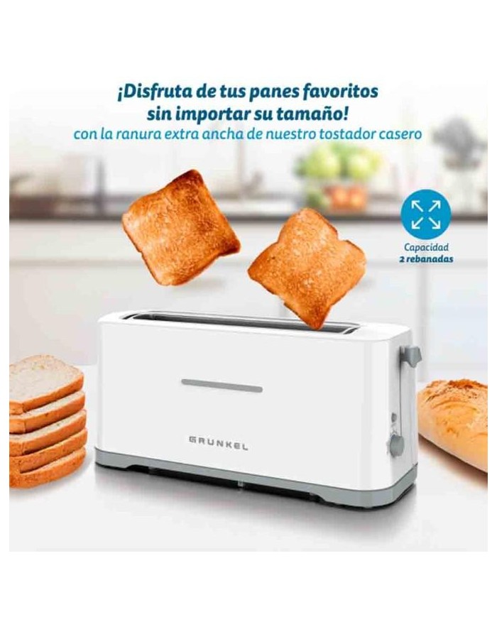 TOSTADORA GRUNKEL RANURA ANCHA 970W. TS-40EASYTOAST