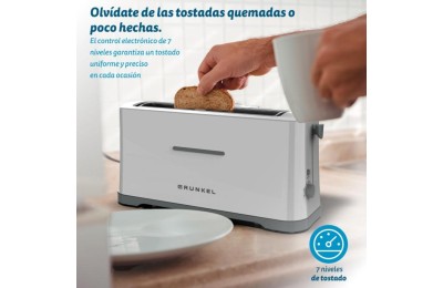 TOSTADORA GRUNKEL RANURA ANCHA 970W. TS-40EASYTOAST