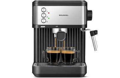 CAFETERA ESPRESO GRUNKEL 850W. 20B. NEGRO CAFPRESSO-20AROMA