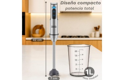 BATIDORA DE MANO GRUNKEL 800ML. 2000W.