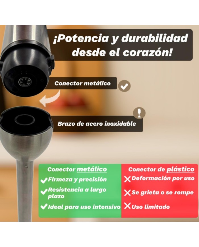 BATIDORA DE MANO GRUNKEL 800ML. 2000W.