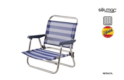 SILLA PLAYA PLEGABLE ALUMINIO ALEXA RAYA 15472