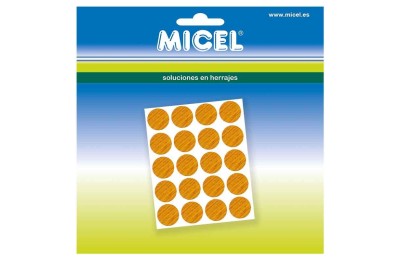 CUBRE TORNILLO MICEL ROBLE 13MM. 20PZS. 90913