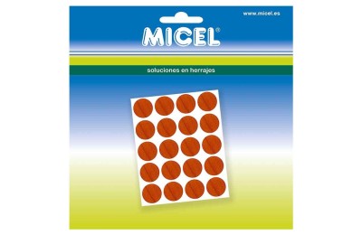 CUBRE TORNILLO MICEL SAPELI 13MM. 20PZS. 90918