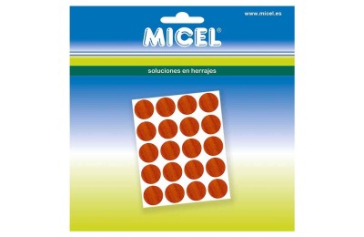 CUBRE TORNILLO MICEL CEREZO 13MM. 20PZS. 90916