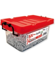 BOX TACO NYLON SX PLUS 6X30MM. + 4 BROCAS FISCHER 1000U  568676