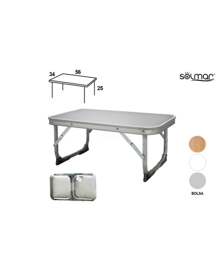 MESA PLEGABLE BAJA PLAYA ALUMINIO 15319